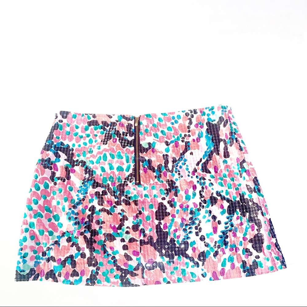 Lilly Pulitzer Colorful Mini Skirt Size: 6
